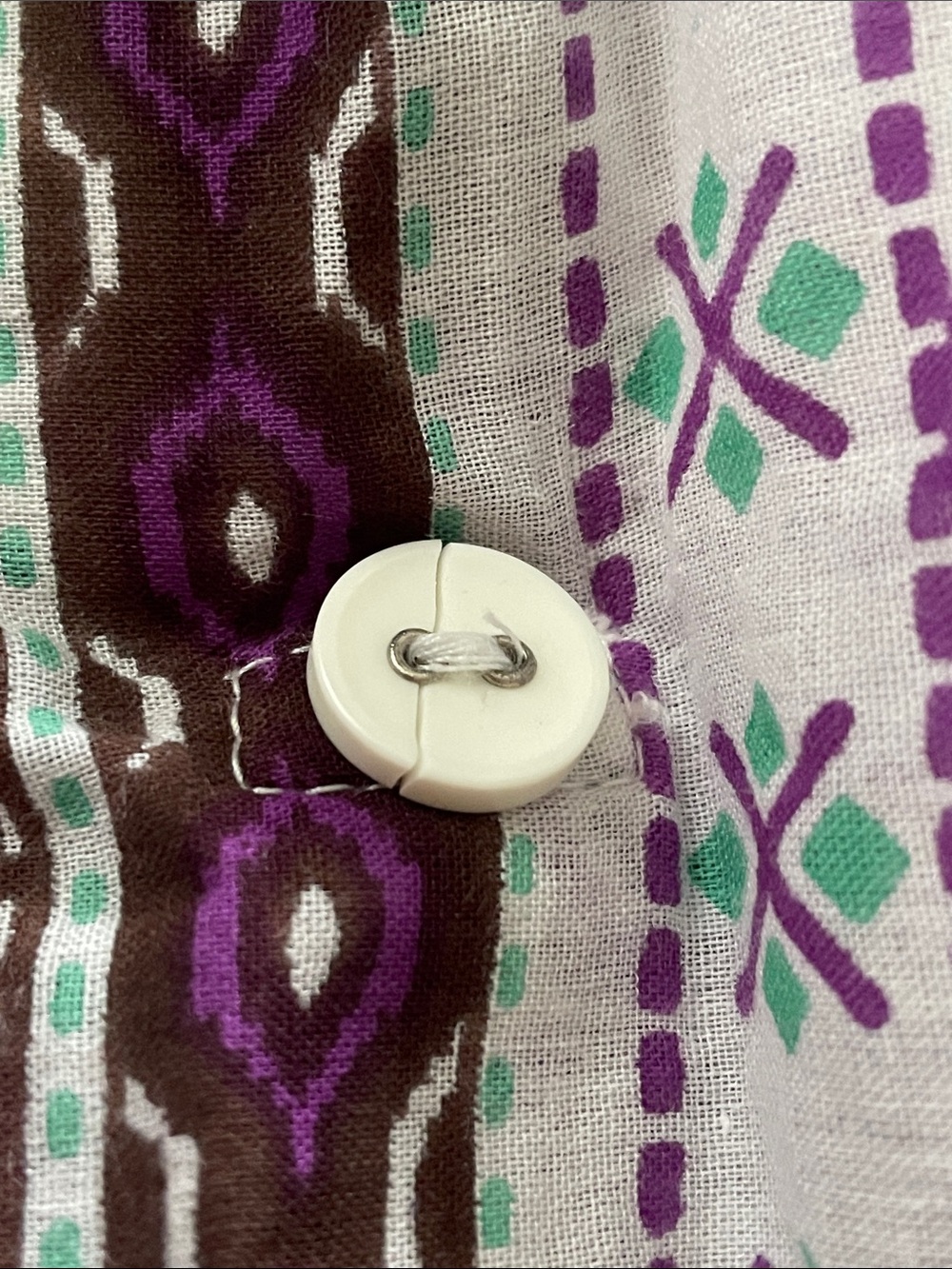 RAGA Purple Multi-Pattern Button Down Shirt - Picture 5 of 5